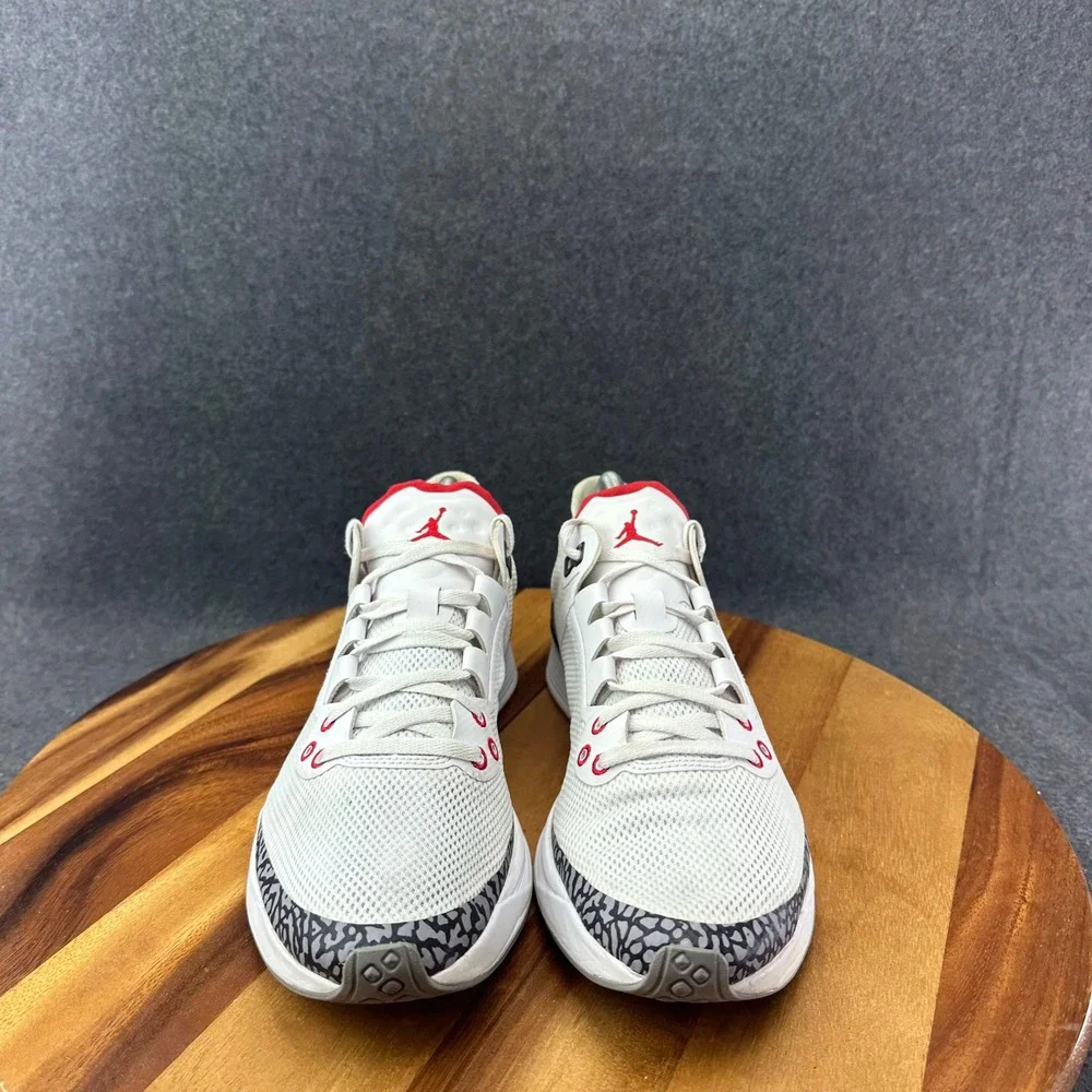 Nike Air Jordan 88 Racer Trainer White Cement Fire Red Shoes AV1200-100 Size 10